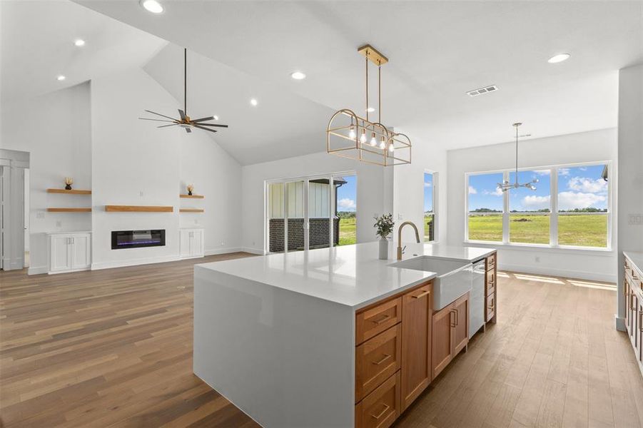 Furnished interior view inside a new home in , Greenville (Image 16).