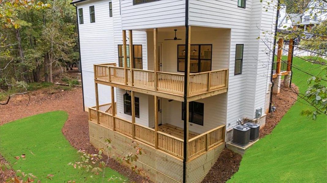 Exterior details and patio area of a home in , Woodstock (Image 31). Exterior details and patio area of a home in , Woodstock (Image 31).