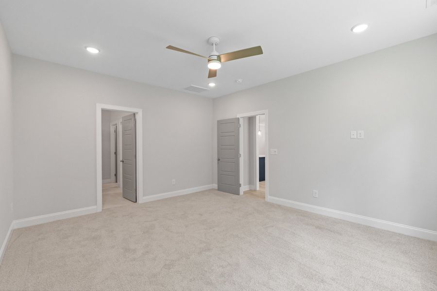 Representative unfurnished interior of a home built from the The Ellery by RobuckHomes in Baylee Ridge, Selma (Image 109).