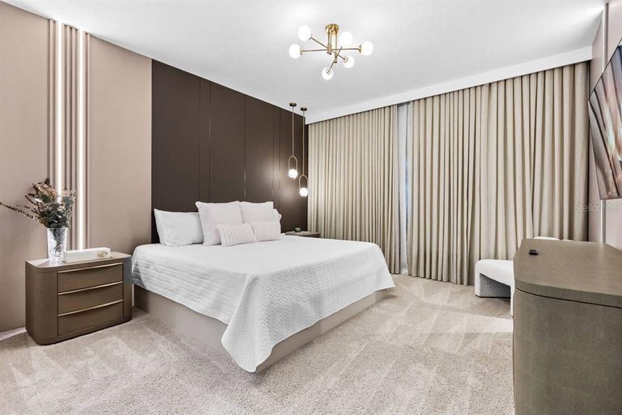 Furnished interior view inside a new home in , Davenport (Image 24).