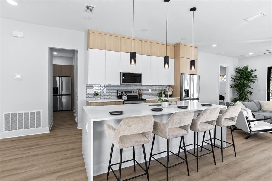 Furnished interior view inside a new home in , Tampa (Image 11).