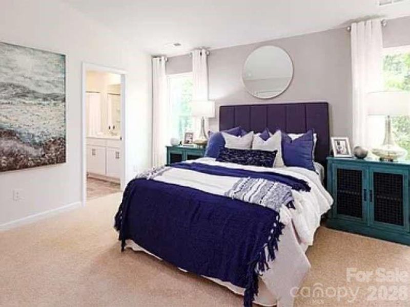 Furnished interior view inside a new home in Secrest Commons, Monroe (Image 21). Furnished interior view inside a new home in Secrest Commons, Monroe (Image 21).