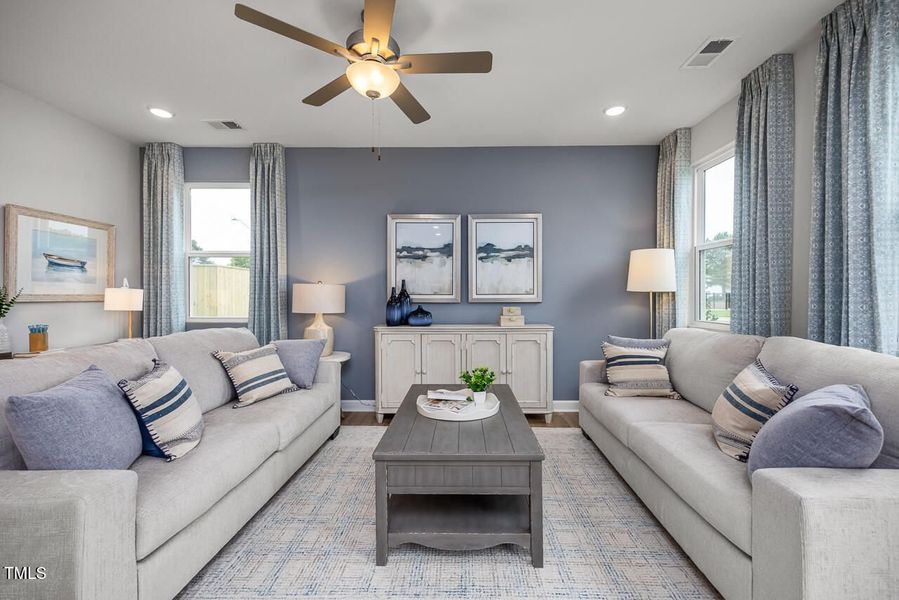 Furnished interior view inside a new home in Springvale, Fuquay Varina (Image 28).