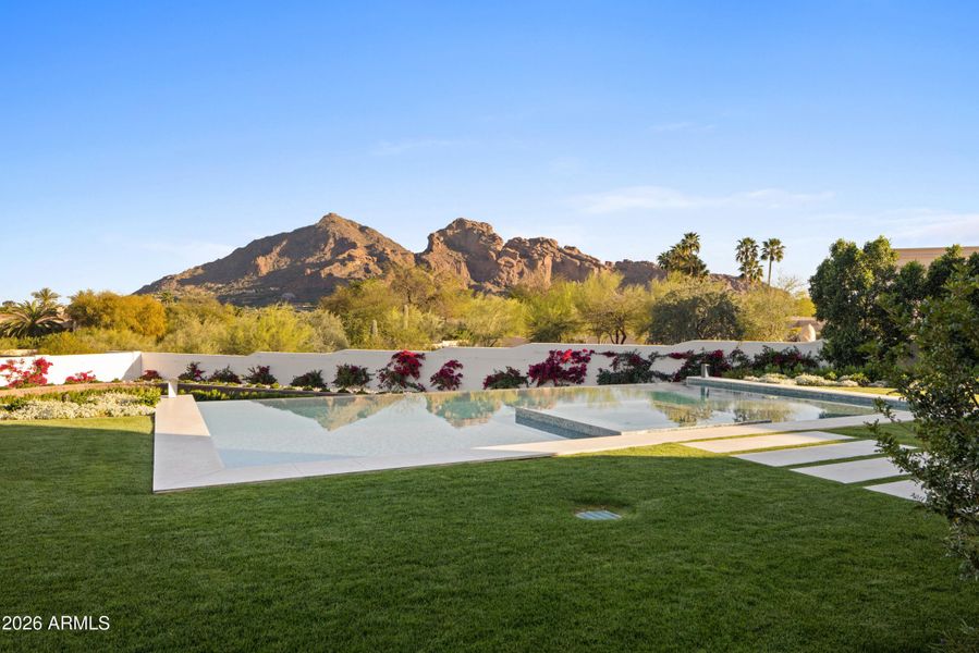 Backyard w/ Camelback Views