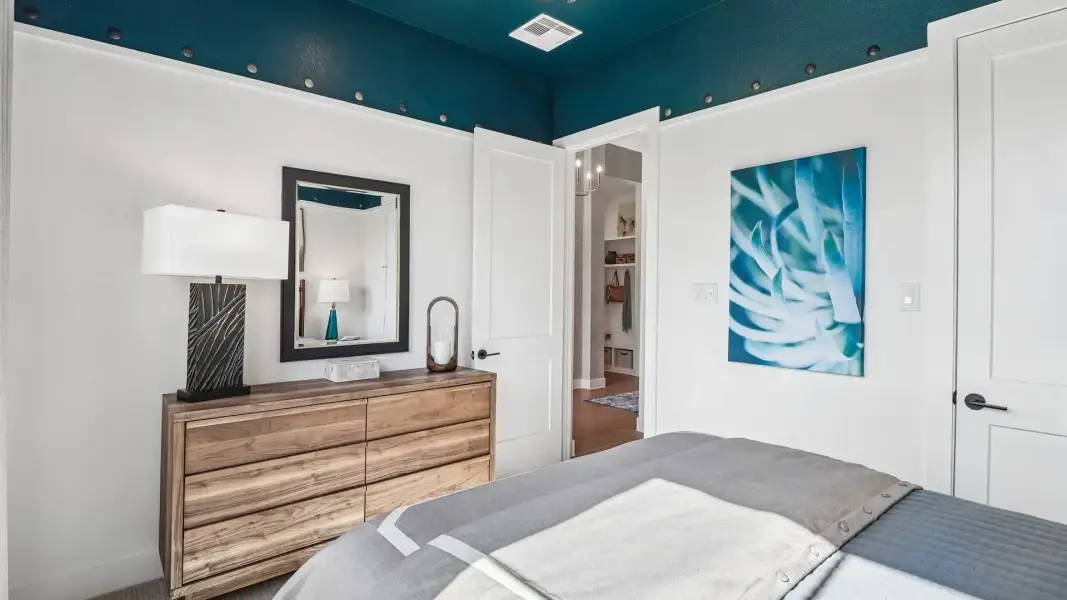 Representative furnished interior of a home built from the Lauren by Chesmar Homes in Audubon, Magnolia (Image 20).