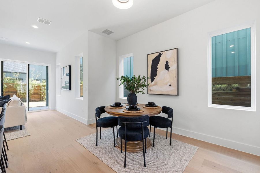 Furnished interior view inside a new home in , Austin (Image 13).