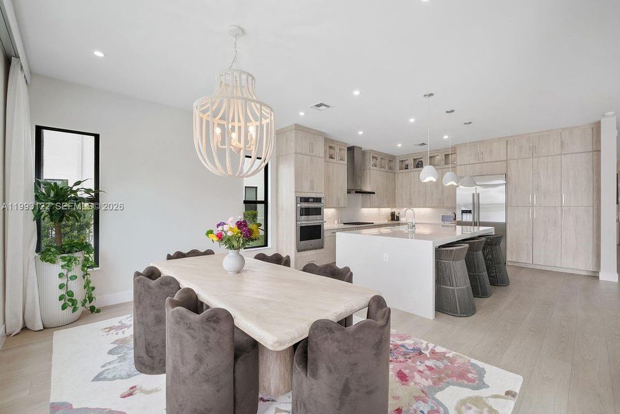 Furnished interior view inside a new home in Solana Bay at Avenir, Palm Beach Gardens (Image 49).