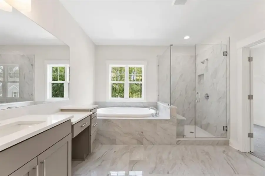 Furnished interior view inside a new home in Hillshire, Cumming (Image 10).