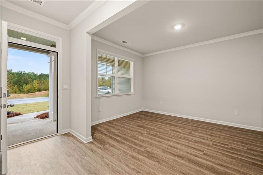 Spacious, unfurnished interior of a new home in Kingston Ranch at Lake Oconee, Buckhead (Image 22).