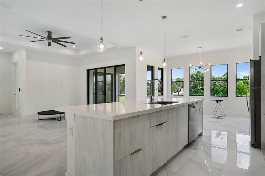 Furnished interior view inside a new home in , Punta Gorda (Image 7).