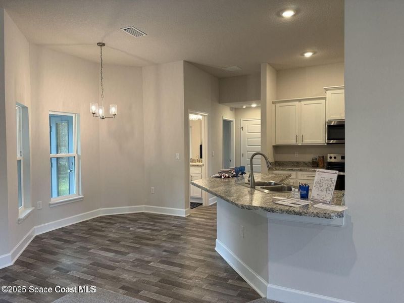 Furnished interior view inside a new home in Sebastian Highlands, Sebastian (Image 6).