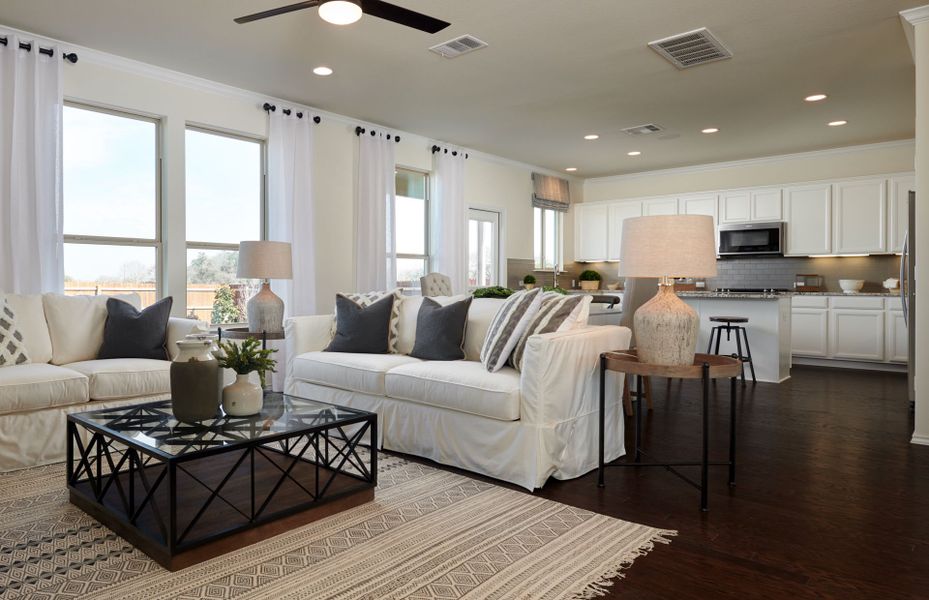 Representative furnished interior of a home built from the Mesilla by Centex in Dove Song, Marion (Image 12). Representative furnished interior of a home built from the Mesilla by Centex in Dove Song, Marion (Image 12).