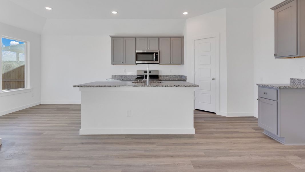 Furnished interior view inside a new home in Allen Farms, Lubbock (Image 9).