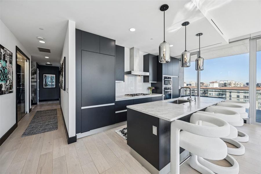 Furnished interior view inside a new home in , Dallas (Image 11). Furnished interior view inside a new home in , Dallas (Image 11).