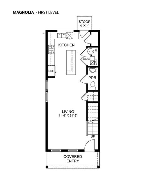 2D floor plan layout of this home in Prairie Song, Windsor, CO (Image 4).