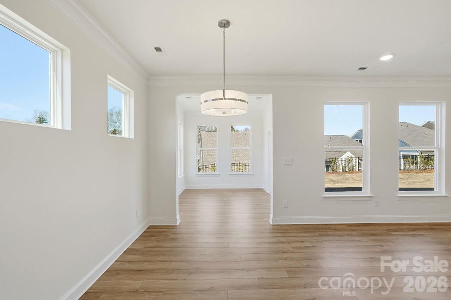 Spacious, unfurnished interior of a new home in Villas at Prestwick, Mooresville (Image 32).