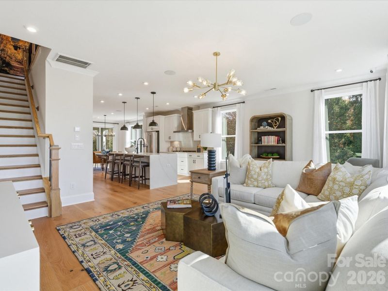 Furnished interior view inside a new home in Ross Farms, Charlotte (Image 33). Furnished interior view inside a new home in Ross Farms, Charlotte (Image 33).