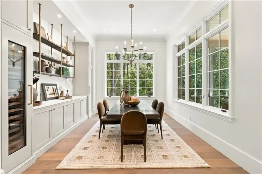 Furnished interior view inside a new home in , Atlanta (Image 16).