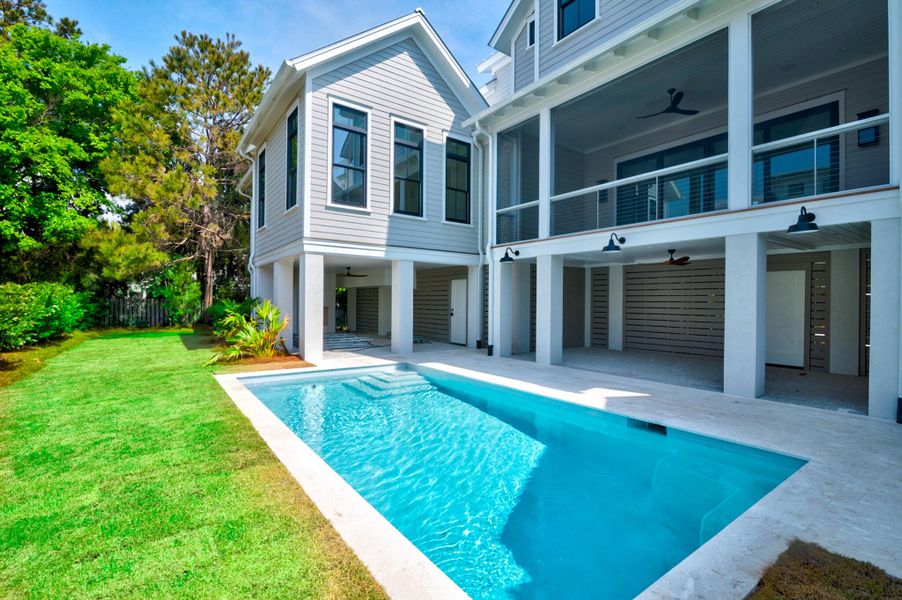 Furnished interior view inside a new home in , Sullivan's Island (Image 3).