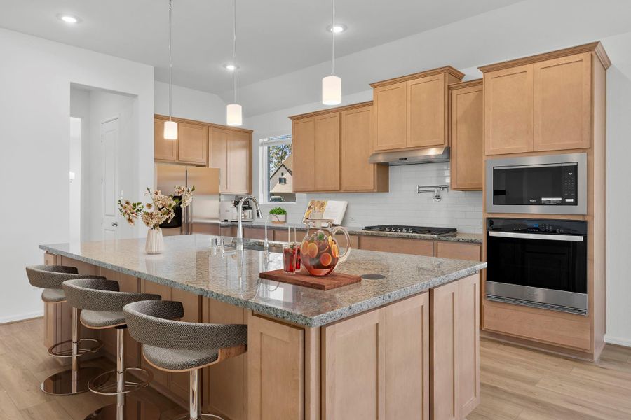 Furnished interior view inside a new home in , Spring (Image 5).