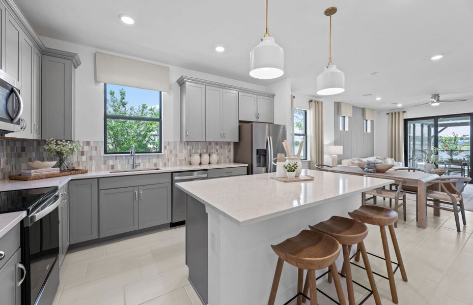 Representative furnished interior of a home built from the Contour by Del Webb in Del Webb Naples, Ave Maria (Image 12).