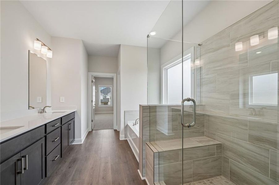 Furnished interior view inside a new home in River Pointe, Monroe (Image 8).