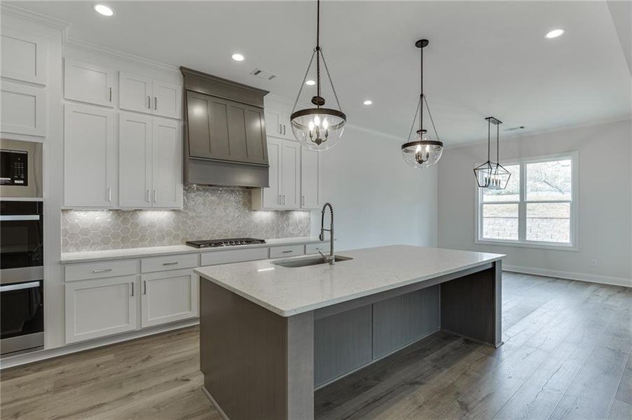 Furnished interior view inside a new home in , Cumming (Image 17).