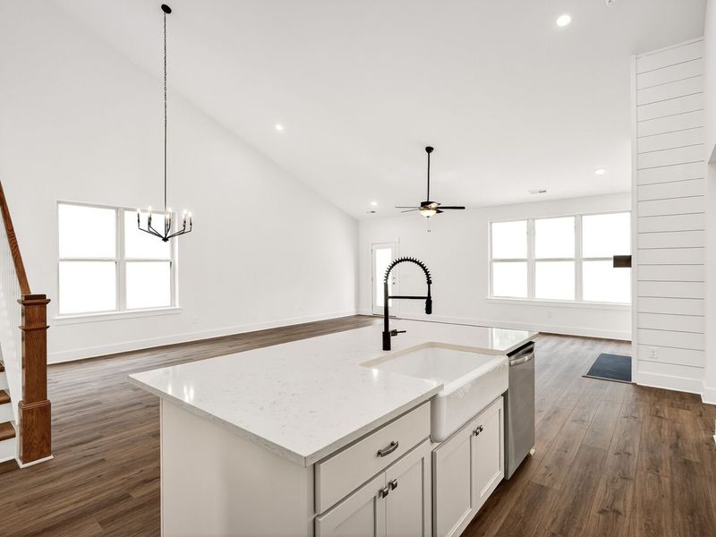 Furnished interior view inside a new home in Woods Crossing, Gallatin (Image 12).