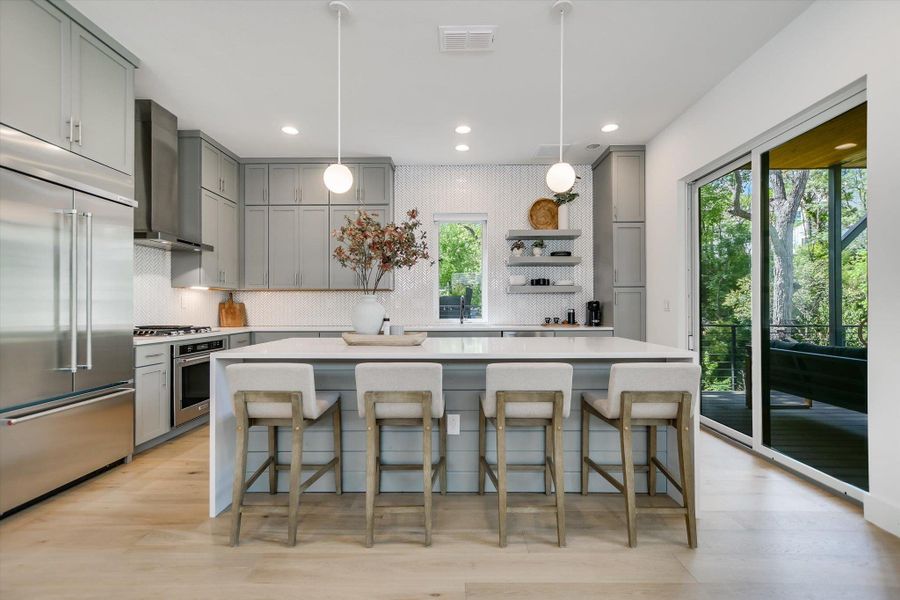 Furnished interior view inside a new home in , Austin (Image 8).