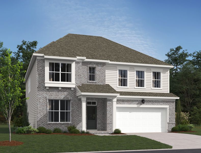 Representative exterior photo of a completed home built from the Meaghan by Ashton Woods in Willow Landing, Mount Juliet, TN (Image 3).