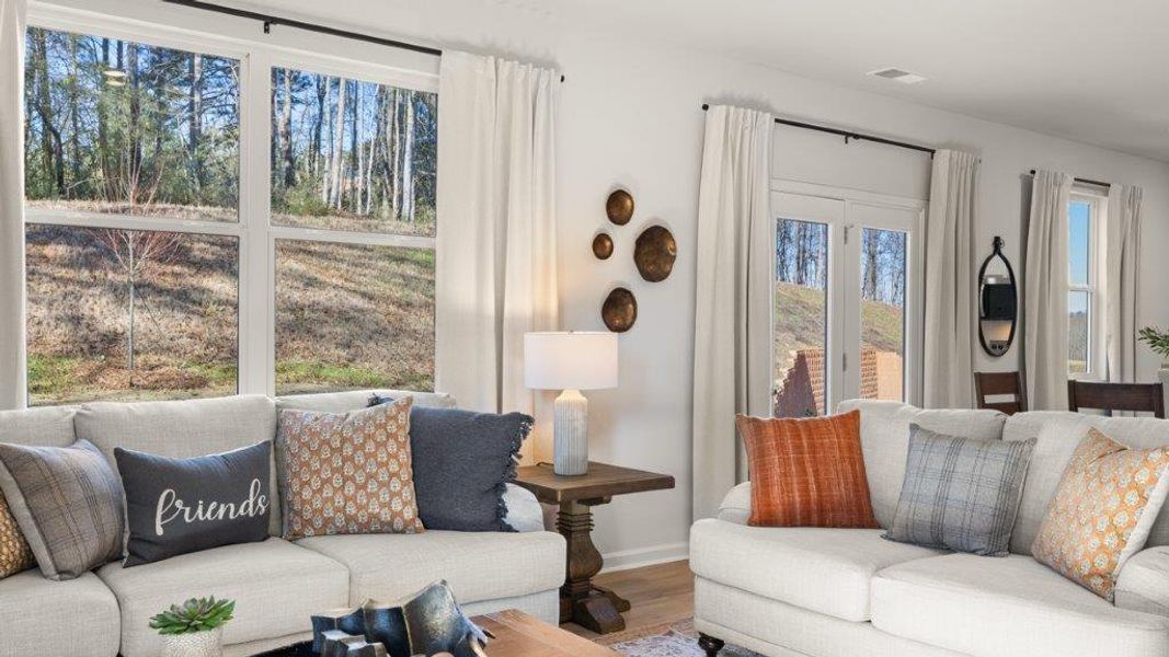 Representative furnished interior of a home built from the GALEN by D.R. Horton in Oconee Overlook, Gainesville (Image 33). Representative furnished interior of a home built from the GALEN by D.R. Horton in Oconee Overlook, Gainesville (Image 33).