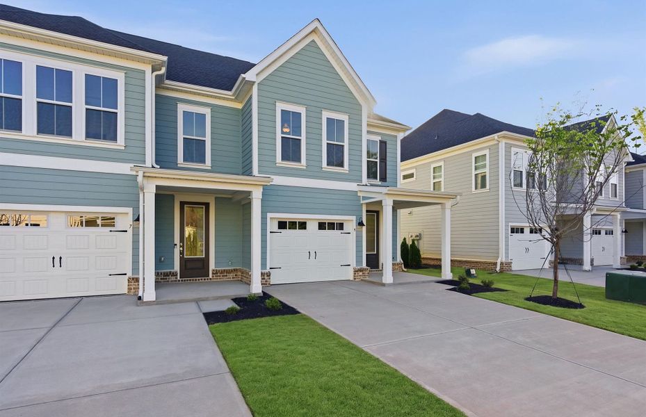 Front exterior of a new home in Alston Park, Greenville, SC, highlighting curb appeal (Image 22).