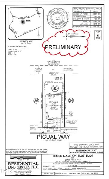 RFH 35 plat map RFH 35 plat map