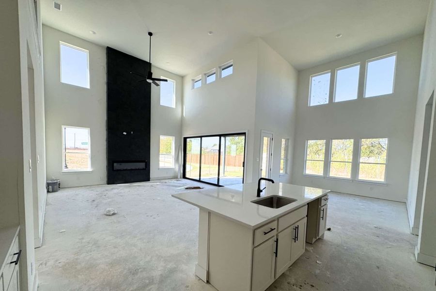 In-progress construction of a new home in Wellington, Haslet, TX (Image 12).