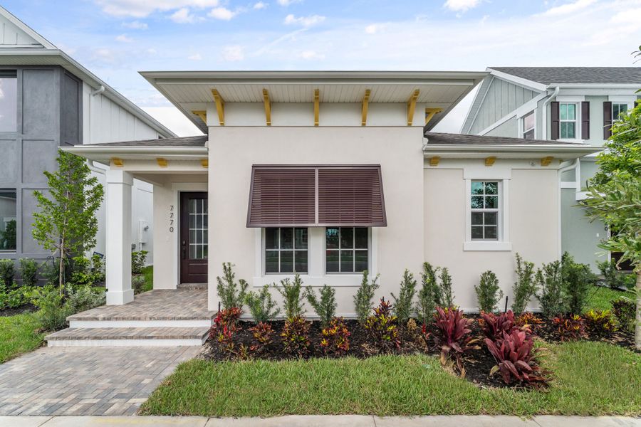 Representative exterior photo of a completed home built from the Monarch by Mattamy Homes in Newfield - Rosette Park, Palm City, FL (Image 13).