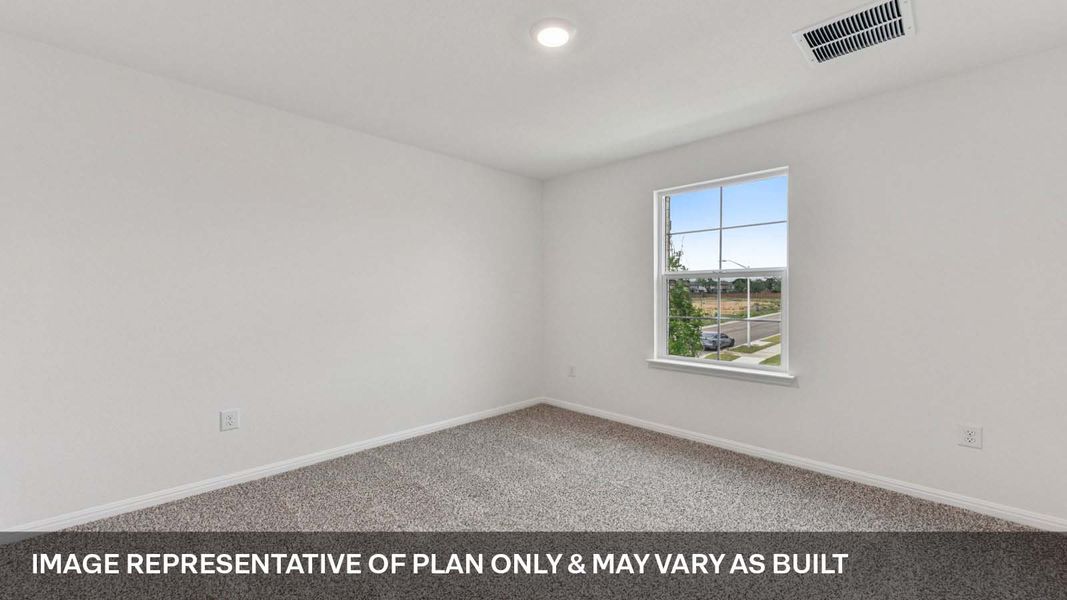 Representative unfurnished interior of a home built from the The Mitchell by D.R. Horton in Bar W Ranch, Leander (Image 32).
