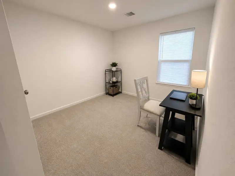Furnished interior view inside a new home in , Bay City (Image 7). Furnished interior view inside a new home in , Bay City (Image 7).