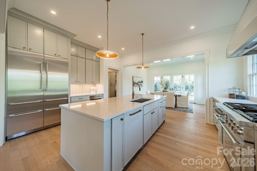 Furnished interior view inside a new home in , Charlotte (Image 34).