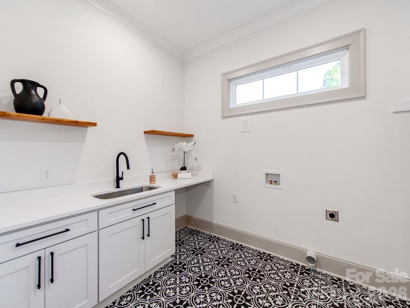 True Laundry Room with Sink