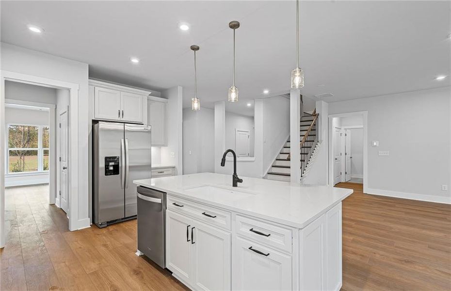Furnished interior view inside a new home in Oakwood, Cumming (Image 12).