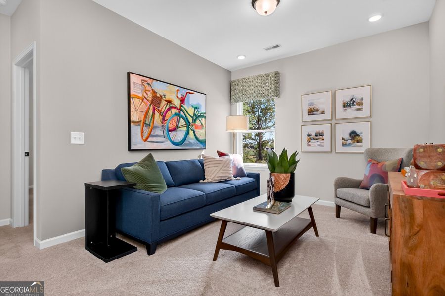 Furnished interior view inside a new home in Stonebridge North, Macon (Image 26).