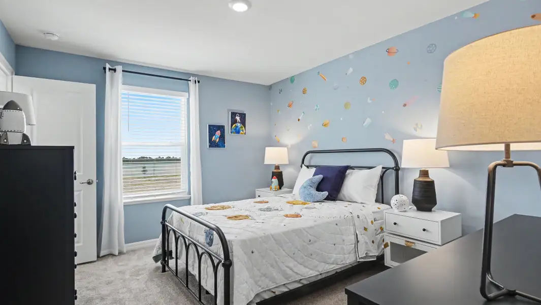 Furnished interior view inside a new home in Malabar Springs, Palm Bay (Image 27).