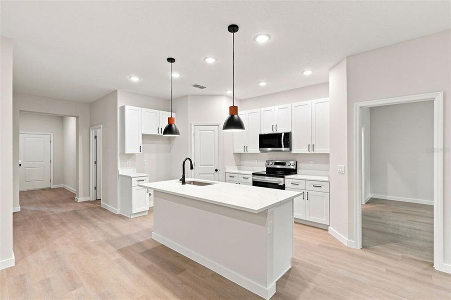 Furnished interior view inside a new home in , Mount Plymouth (Image 8). Furnished interior view inside a new home in , Mount Plymouth (Image 8).