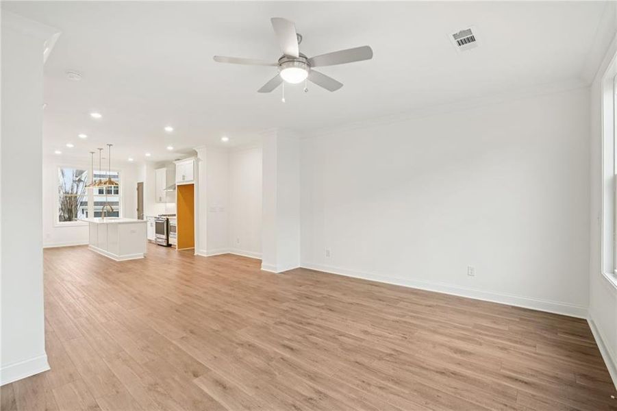 Spacious, unfurnished interior of a new home in Palisades Townhomes, Cumming (Image 18).