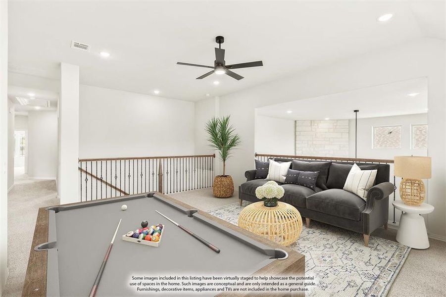 Furnished interior view inside a new home in Liberty, Melissa (Image 29).