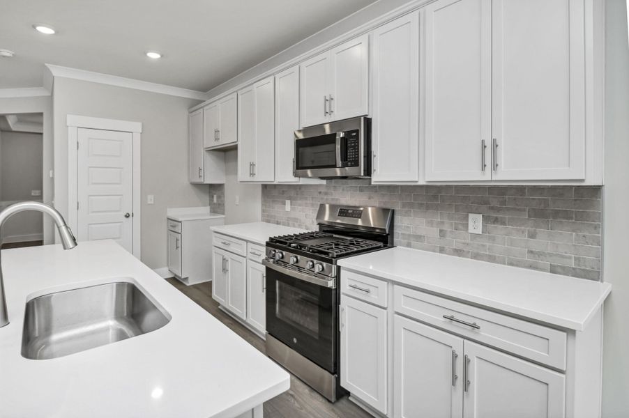Furnished interior view inside a new home in Lake Carolina Townhomes, Columbia (Image 13).