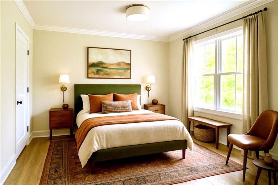 Furnished interior view inside a new home in , Atlanta (Image 10). Furnished interior view inside a new home in , Atlanta (Image 10).