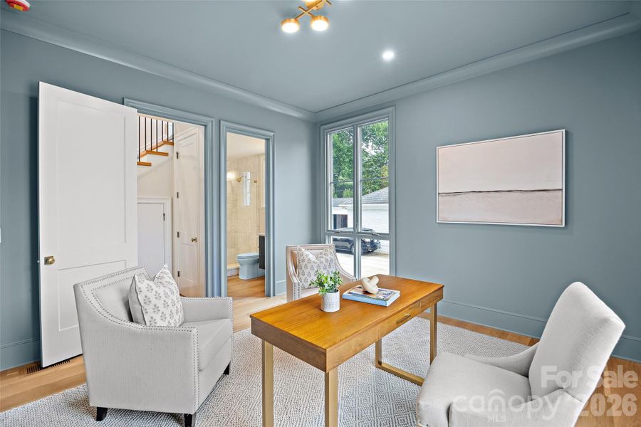Furnished interior view inside a new home in , Charlotte (Image 30). Furnished interior view inside a new home in , Charlotte (Image 30).