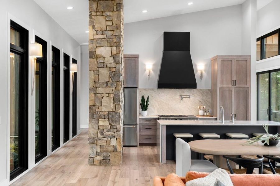 Furnished interior view inside a new home in , Blue Ridge (Image 13).