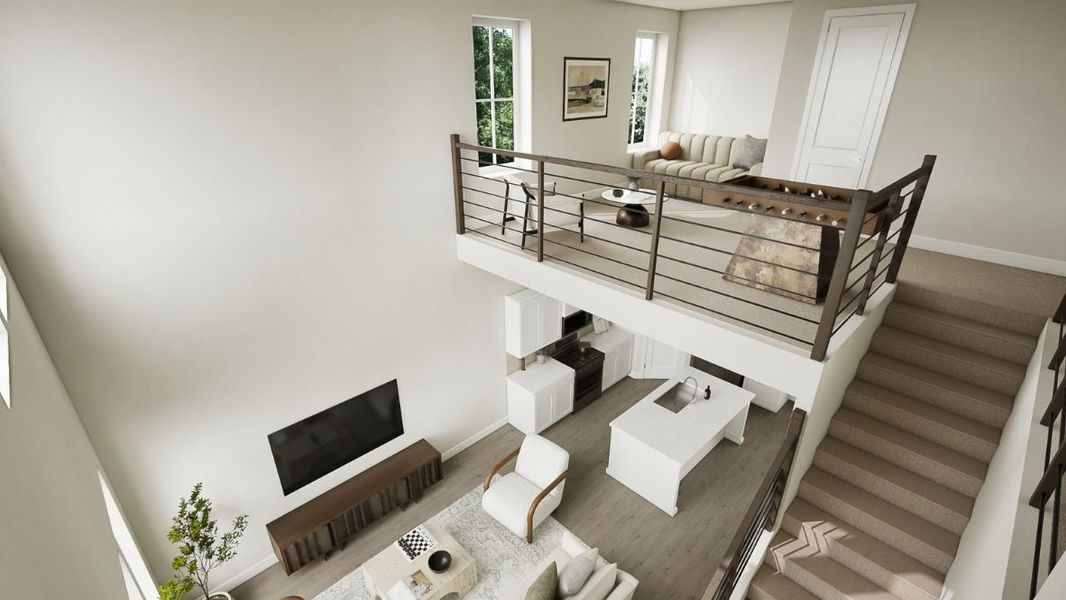 Representative furnished interior of a home built from the Berkeley by D.R. Horton in Greenwood Square, Richardson (Image 11). Representative furnished interior of a home built from the Berkeley by D.R. Horton in Greenwood Square, Richardson (Image 11).